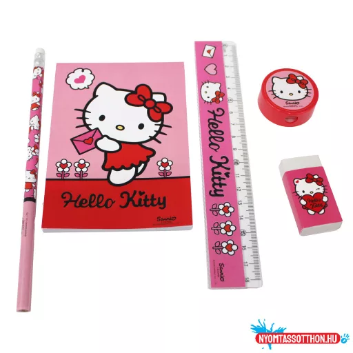 Hello Kitty Sweetheart írószer szett 5 db-os