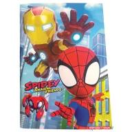 Pókember Spidey Friends B/5 vonalas füzet 40 lapos