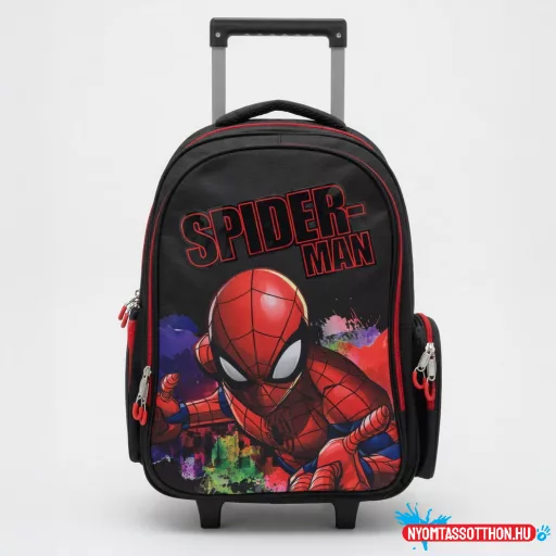 Pókember Global gurulós iskolatáska, táska 46 cm