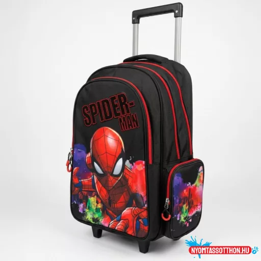 Pókember Global gurulós iskolatáska, táska 46 cm