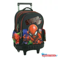 Pókember Global prémium gurulós iskolatáska, táska 42 cm