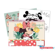 Disney Minnie Nomadic Spirit A/4 spirál vázlatfüzet 40 lapos matricával