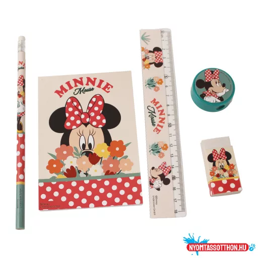 Disney Minnie Floral írószer szett 5 db-os