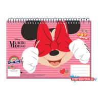 Disney Minnie Wink A/4 spirál vázlatfüzet, 30 lapos