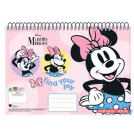 Disney Minnie Joy A/4 spirál vázlatfüzet 30 lapos