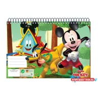 Disney Mickey Fun Times A/4 spirál vázlatfüzet, 30 lapos