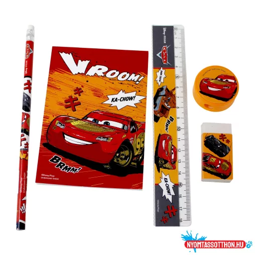 Disney Verdák Vroom írószer szett 5 db-os