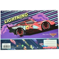 Disney Verdák Lightning A/4 spirál vázlatfüzet, 30 lapos