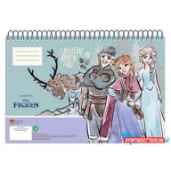 Disney Jégvarázs Adventure A/4 spirál vázlatfüzet 30 lapos