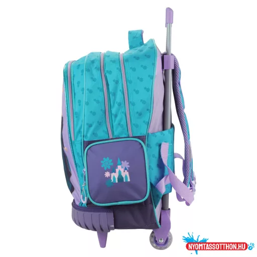 Disney Jégvarázs Modern Magic prémium gurulós iskolatáska, táska 42 cm
