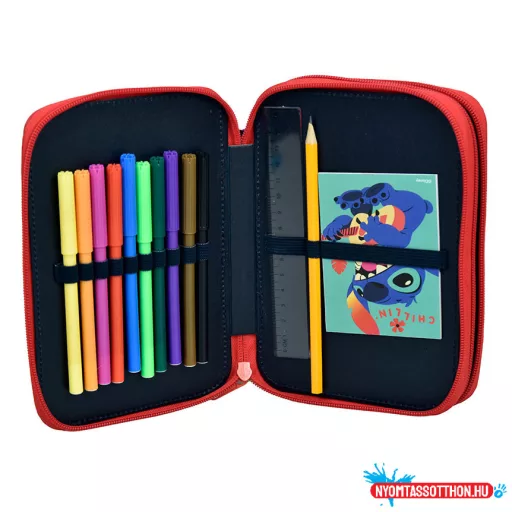 Disney Lilo és Stitch, A csillagkutya Chillin' tolltartó töltött 2 emeletes