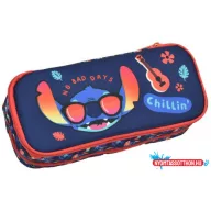 Disney Lilo és Stitch, A csillagkutya Chillin' 2 rekeszes tolltartó 23,5 cm