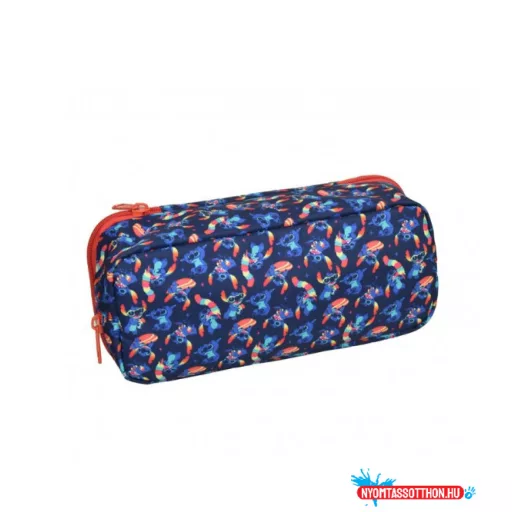 Disney Lilo és Stitch, A csillagkutya Chillin' 2 rekeszes tolltartó 23,5 cm