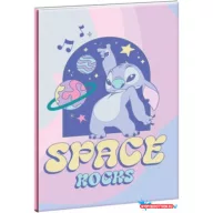 Disney Lilo és Stitch, A csillagkutya Space Rocks B/5 vonalas füzet 40 lapos