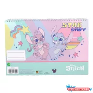 Disney Lilo és Stitch, A csillagkutya Star Stuff A/4 spirál vázlatfüzet, 30 lapos