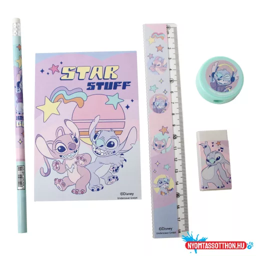 Disney Lilo és Stitch, A csillagkutya Star Stuff írószer szett 5 db-os