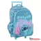 Disney Lilo és Stitch, A csillagkutya Brush It Out gurulós iskolatáska, táska 46 cm