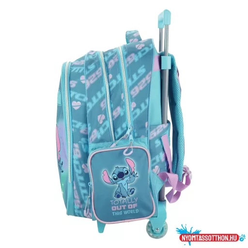 Disney Lilo és Stitch, A csillagkutya Brush It Out gurulós iskolatáska, táska 46 cm