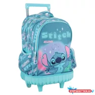Disney Lilo és Stitch, A csillagkutya Brush It Out prémium gurulós iskolatáska, táska 46 cm