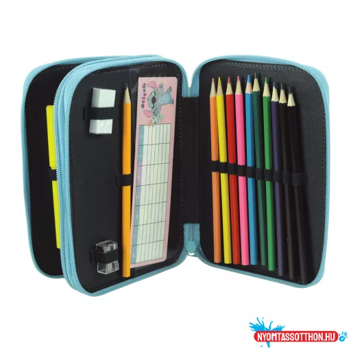 Disney Lilo és Stitch, A csillagkutya Brush It Out tolltartó töltött 2 emeletes