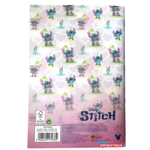 Disney Lilo és Stitch, A csillagkutya This World B/5 vonalas füzet 40 lapos
