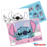 Disney Lilo és Stitch, A csillagkutya Universe A/4 spirál vázlatfüzet 40 lapos matricával