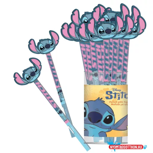Disney Lilo és Stitch, A csillagkutya Cute HB grafit ceruza forma radír véggel