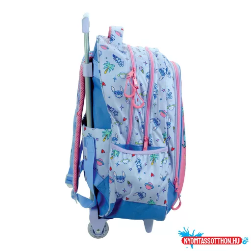 Disney Lilo és Stitch, A csillagkutya Scrapbook gurulós iskolatáska, táska 46 cm
