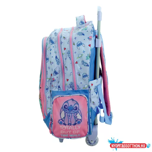 Disney Lilo és Stitch, A csillagkutya Scrapbook gurulós iskolatáska, táska 46 cm