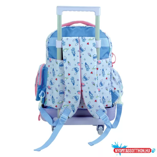 Disney Lilo és Stitch, A csillagkutya Scrapbook prémium gurulós iskolatáska, táska 46 cm