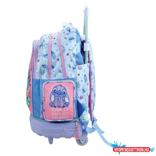 Disney Lilo és Stitch, A csillagkutya Scrapbook prémium gurulós iskolatáska, táska 46 cm