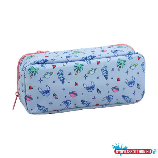 Disney Lilo és Stitch, A csillagkutya Scrapbook 2 rekeszes tolltartó 26 cm