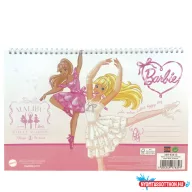 Barbie Ballerina A/4 spirál vázlatfüzet, 30 lapos