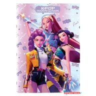 K-pop Démonvadászok Hunters A4 vonalas füzet 50 lapos