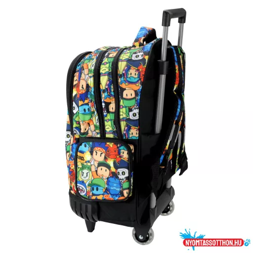 Stumble Guys Race prémium gurulós iskolatáska, táska 42 cm