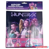 K-pop Démonvadászok Hunter X matricás album 50 db matricával