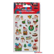 Karácsonyi Ho Ho Ho Epoxy matrica