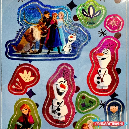 Disney Jégvarázs Together hologrammos matrica szett
