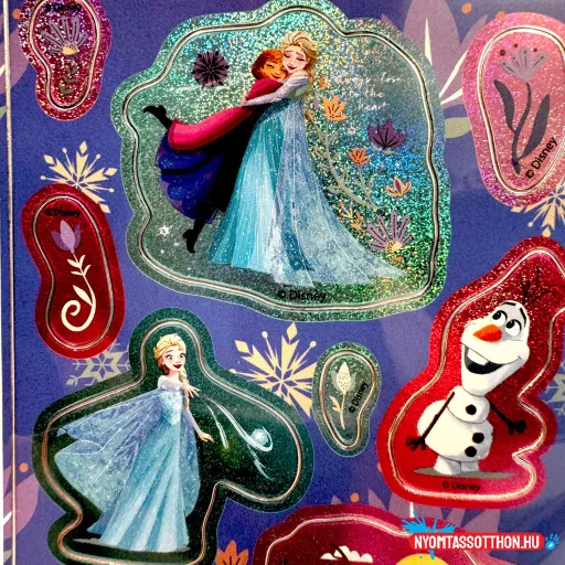 Disney Jégvarázs Friends Hug hologrammos matrica szett