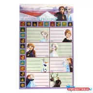 Disney Jégvarázs Forever füzetcímke matricával 16 db-os