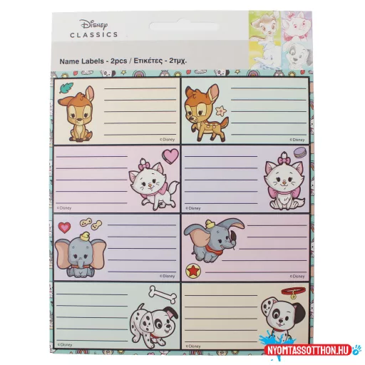 Disney Classics Babies füzetcímke 16 db-os