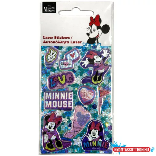 Disney Minnie Smiles hologrammos matrica szett
