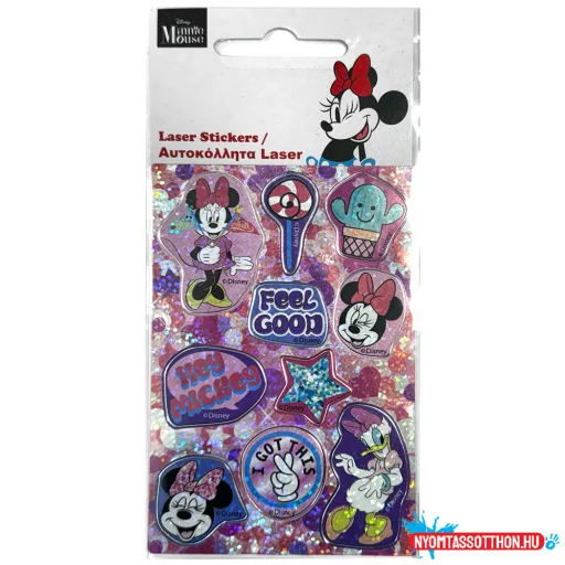 Disney Minnie Smiles hologrammos matrica szett