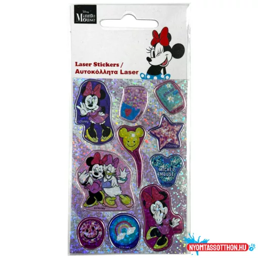 Disney Minnie Smiles hologrammos matrica szett