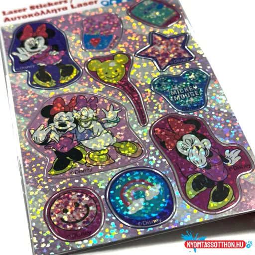 Disney Minnie Smiles hologrammos matrica szett
