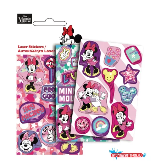 Disney Minnie Smiles hologrammos matrica szett