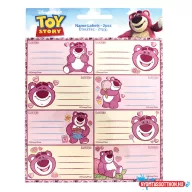 Disney Játékháború Lotso füzetcímke 16 db-os