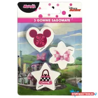 Disney Minnie Chic forma radír szett 3 db-os