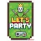 Játék Game On party meghívó 6 db-os