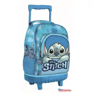 Disney Lilo és Stitch, A csillagkutya Smile prémium gurulós iskolatáska, táska 44 cm